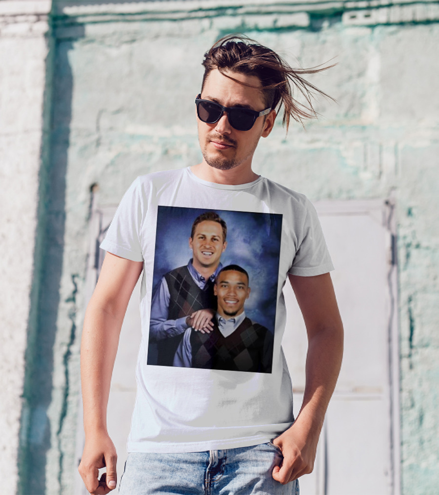 The Goff And Amon-Ra Step Brothers Portrait T-Shirt