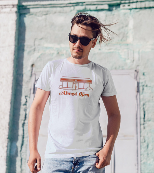 Always Open Diner Neon T-Shirt