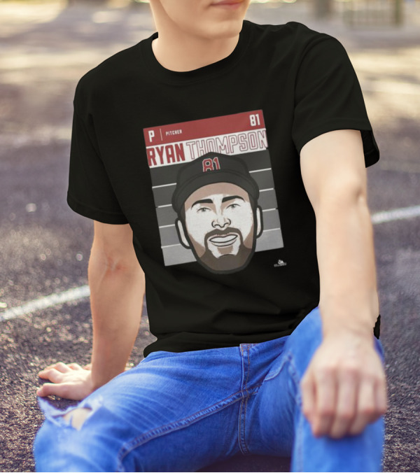 Ryan Thompson Pitcher 81 Arizona Fade T-Shirt