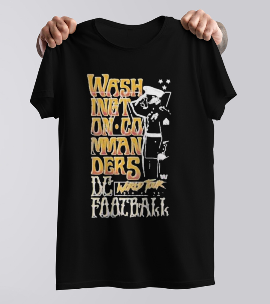Washington Commanders DC World Tour Football T-Shirt