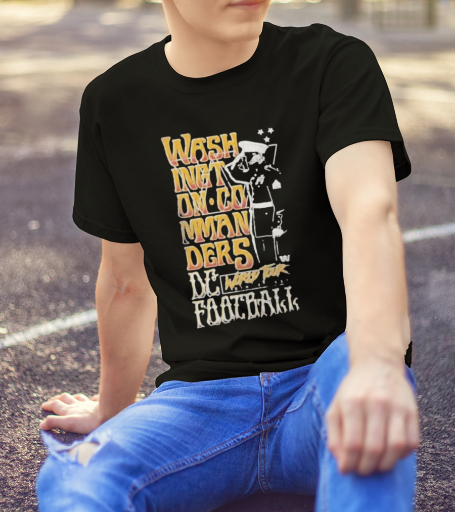 Washington Commanders DC World Tour Football T-Shirt