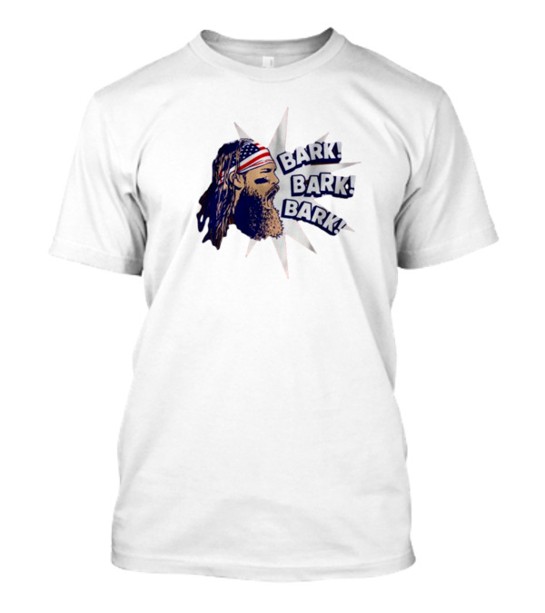 Bark Bark Bark Brandon Marsh Philadelphia Starburst USA Flag Headband T-Shirt