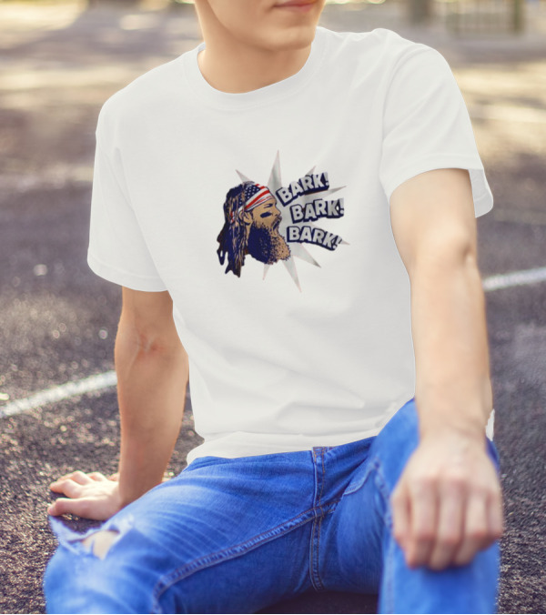 Bark Bark Bark Brandon Marsh Philadelphia Starburst USA Flag Headband T-Shirt