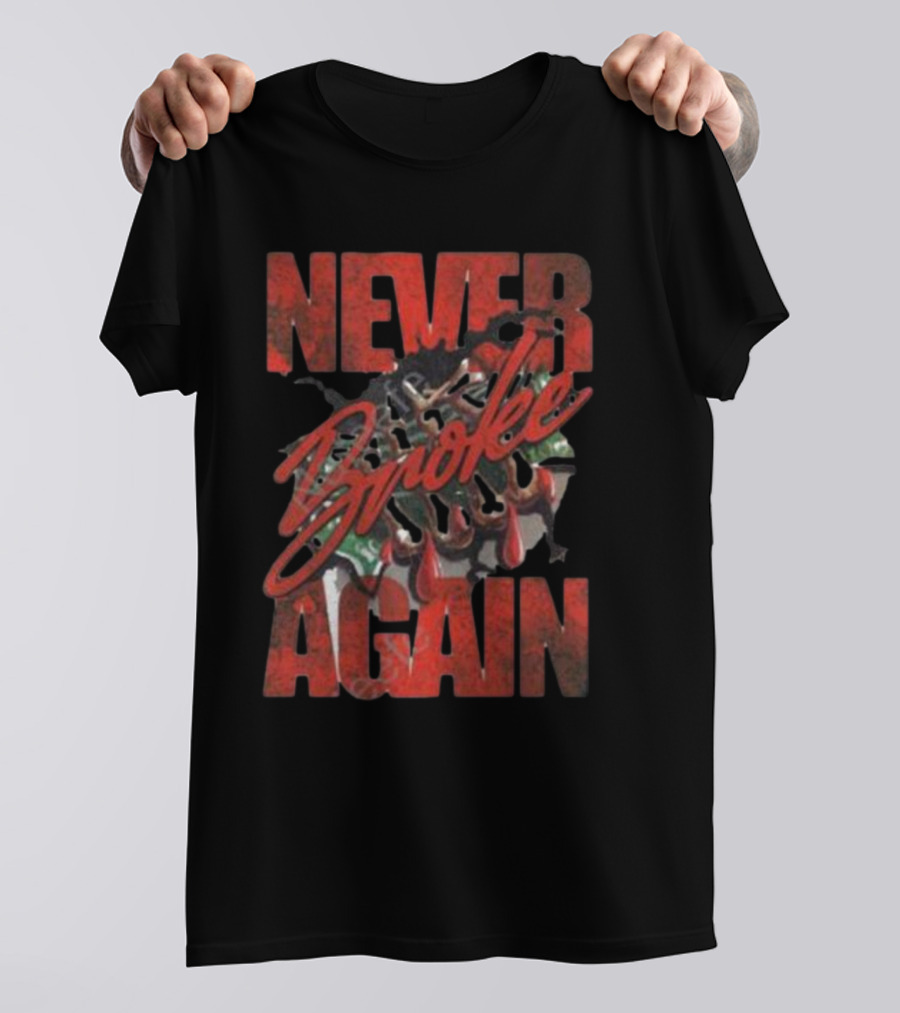 Never Broke Again Seafoam Yb Money T-Shirt