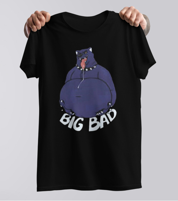 Blitzitdragon Slosh Dog Big Bad Wolf Character T-Shirt