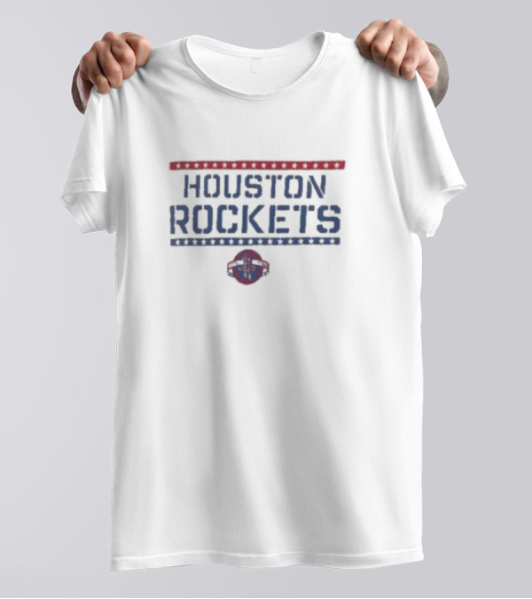 Houston Rockets Hoops For Troops Basketball Event T-Shirt