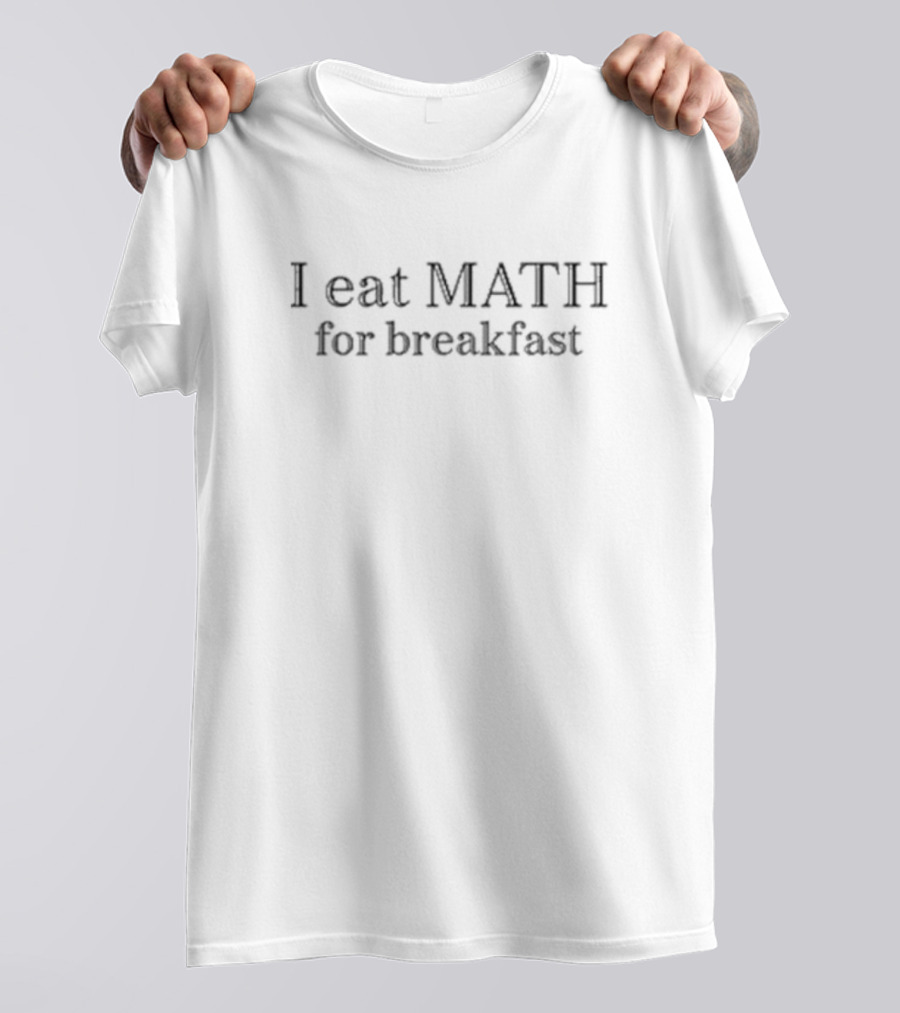 Isabela Merced I Eat MATH For Breakfast T-Shirt
