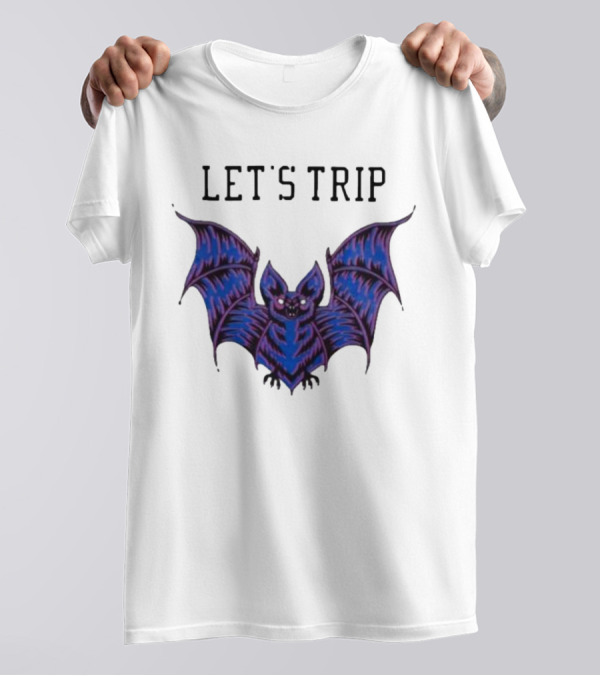 Let's Trip Bat Nocolas 02 Purple Bat T-Shirt
