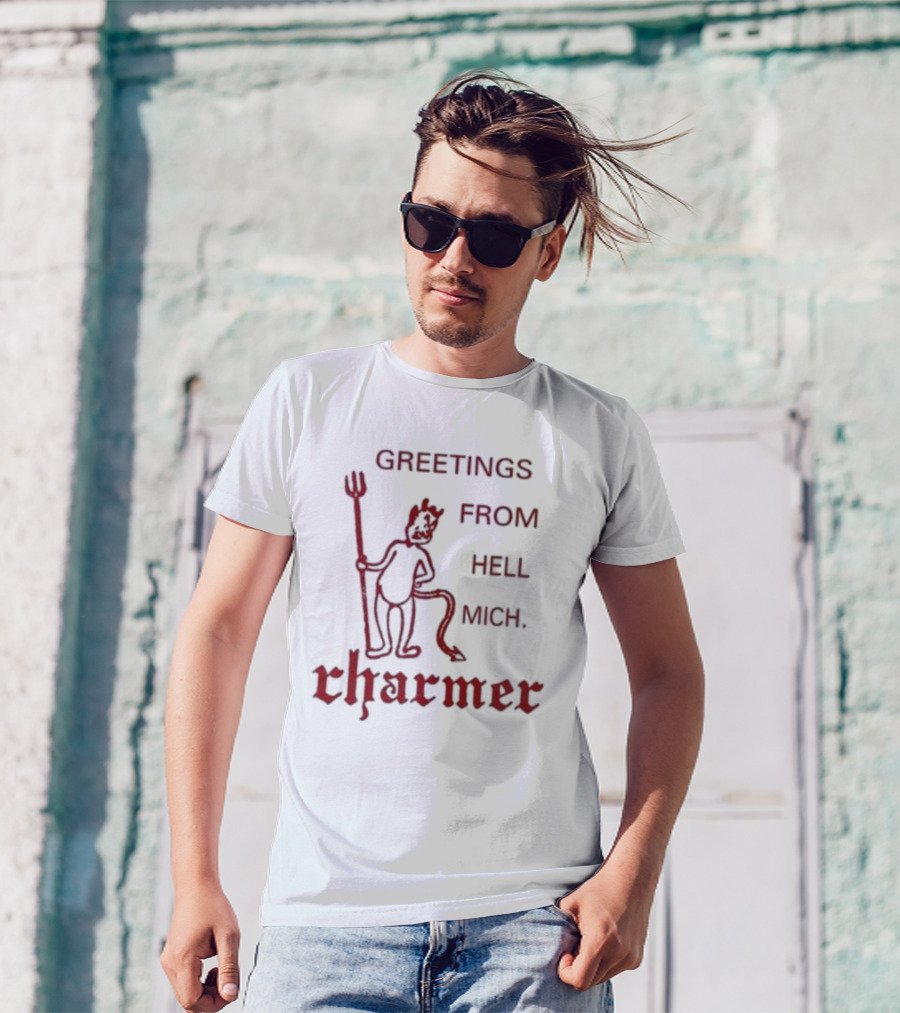 Greetings From Hell Mich Charmer Devil T-Shirt