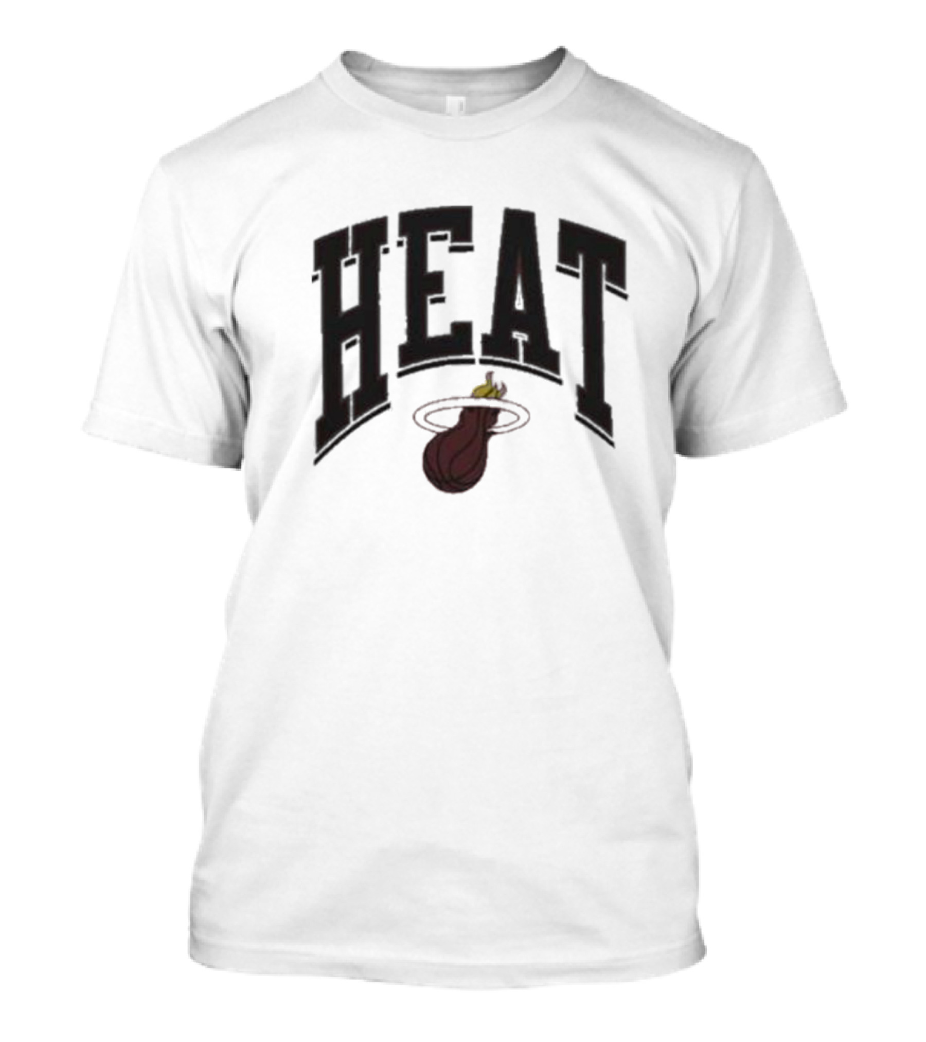 Miami Heat Walk Tall Iconic Basketball Flame Connection T-Shirt