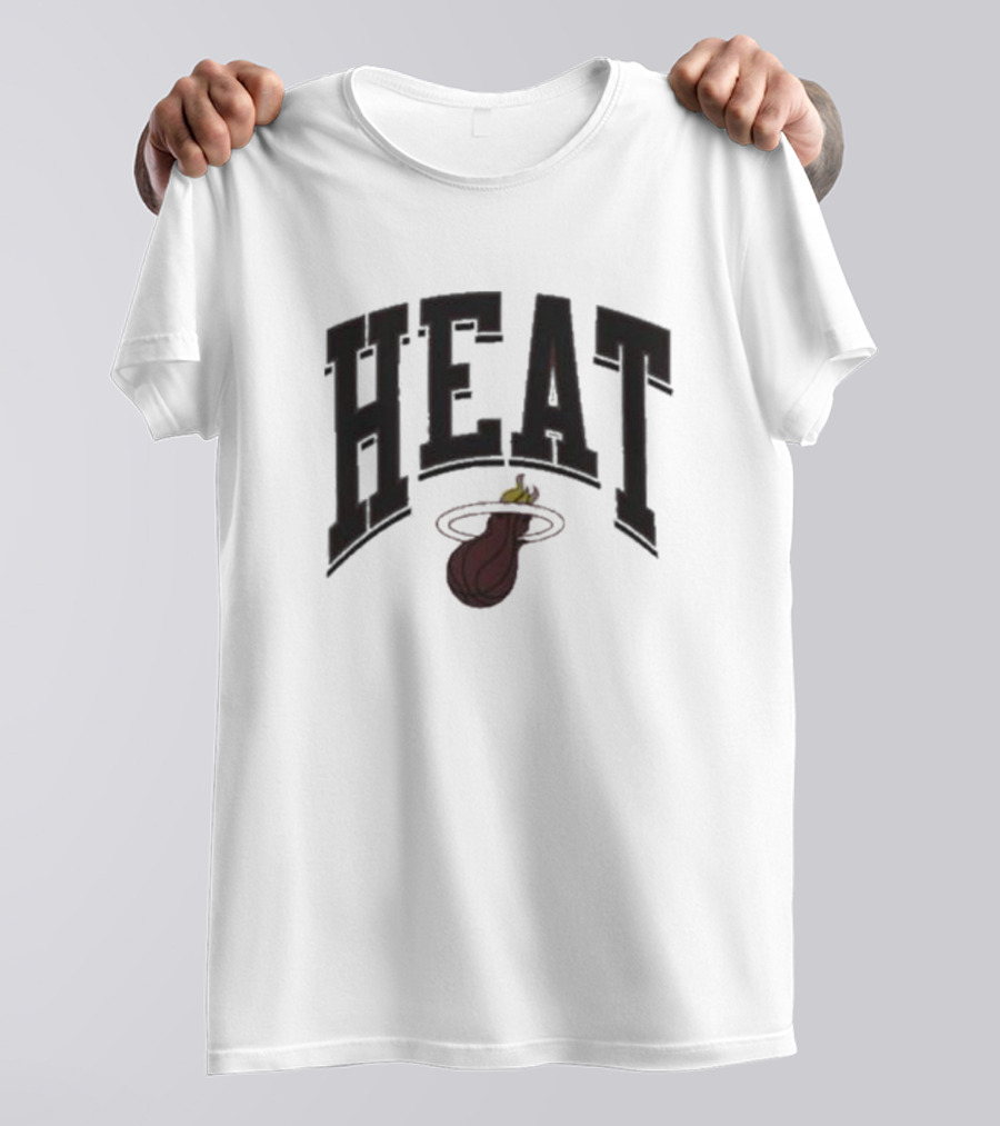 Miami Heat Walk Tall Iconic Basketball Flame Connection T-Shirt