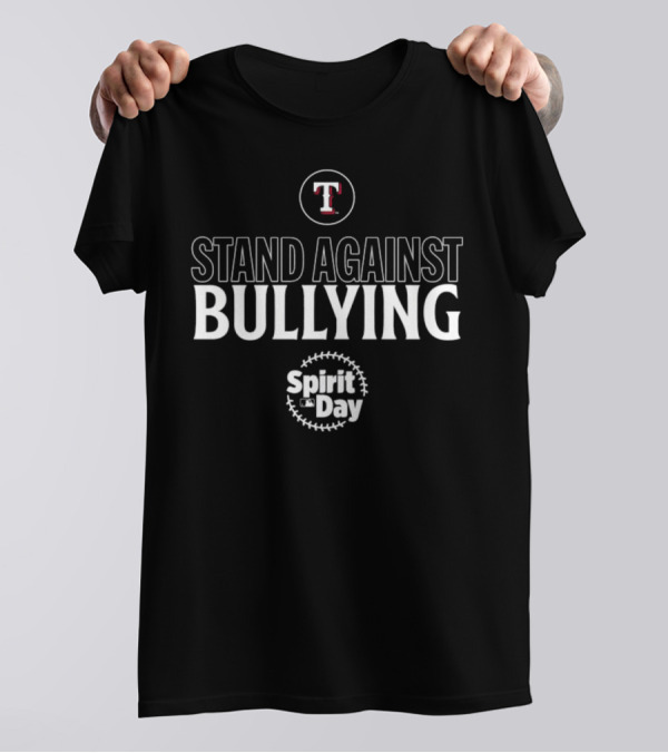 Texas Rangers Stand Against Bullying Spirit Day Major League Baseball T-Shirt