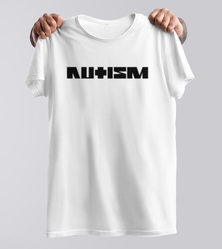 Autism 2.0 AU+ISM Text Formation T-Shirt