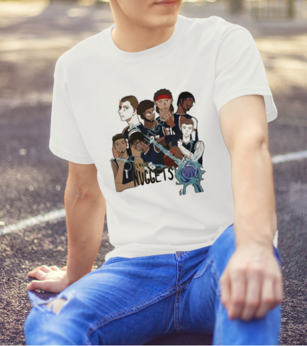 Denver Nuggets Jjk Jujutsu Kaisen Anime Crossover Fan Merch T-Shirt