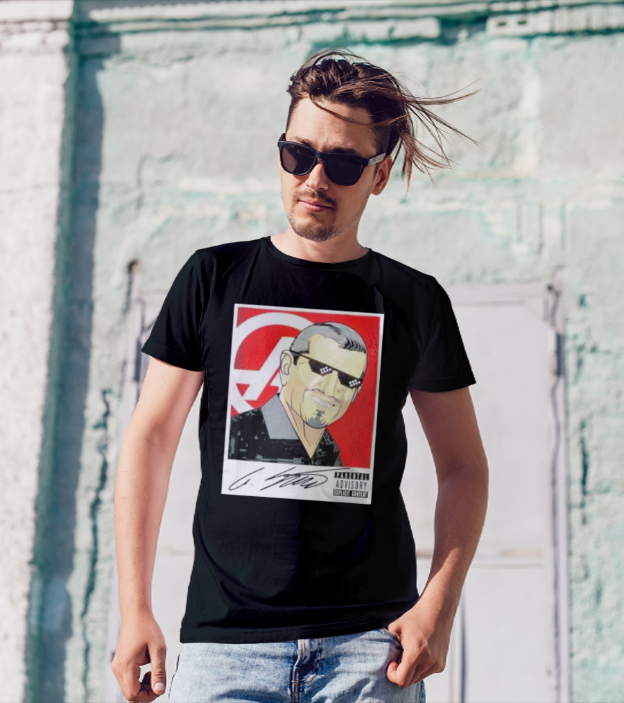 Haas F1 Team Guenther Steiner Parental Advisory Signature T-Shirt