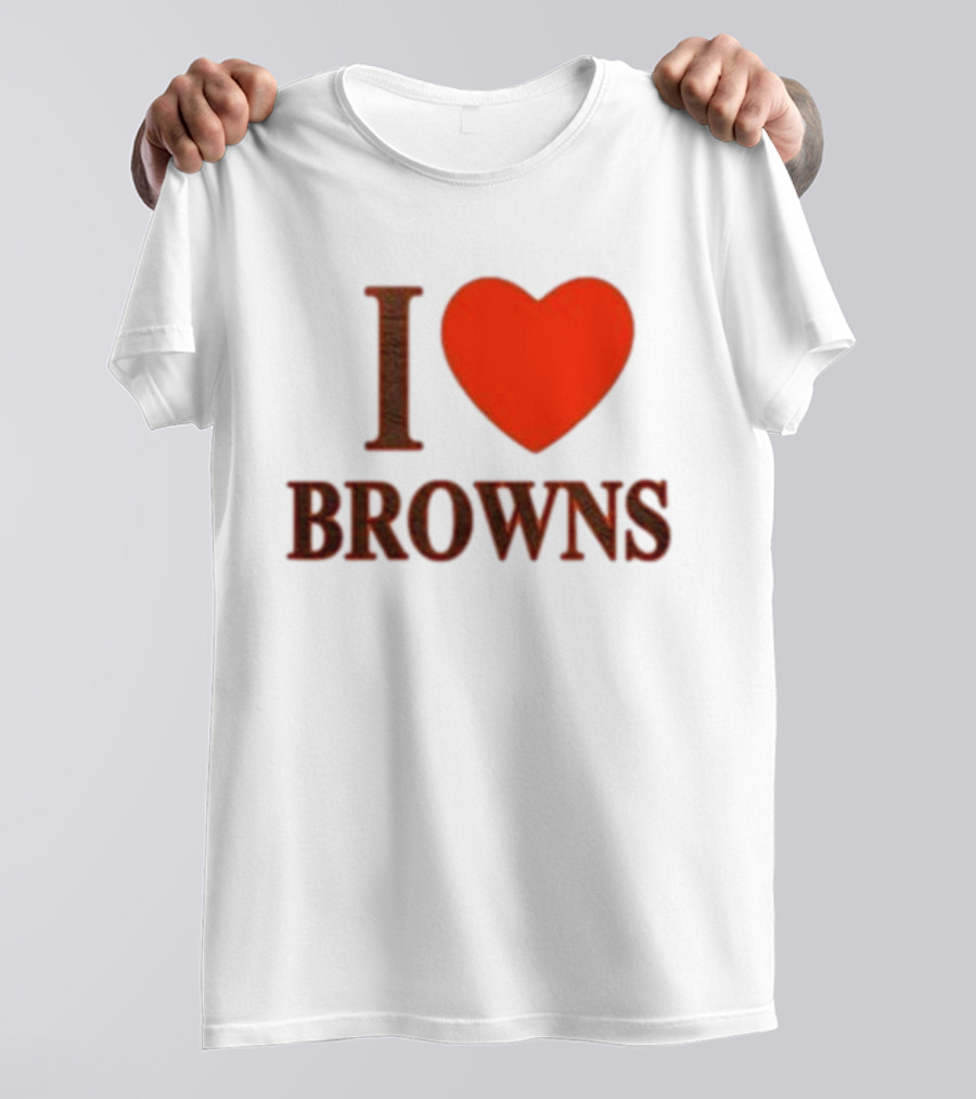 I Heart Browns T-Shirt
