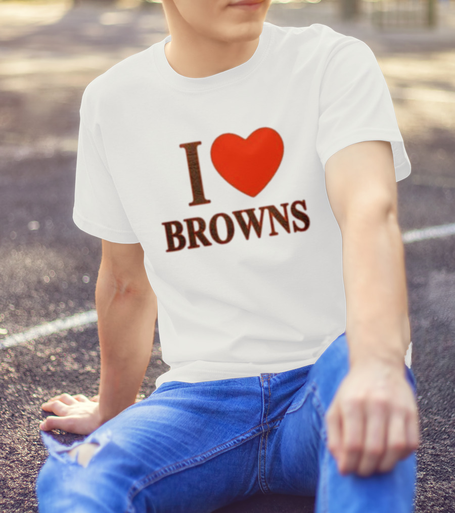 I Heart Browns T-Shirt