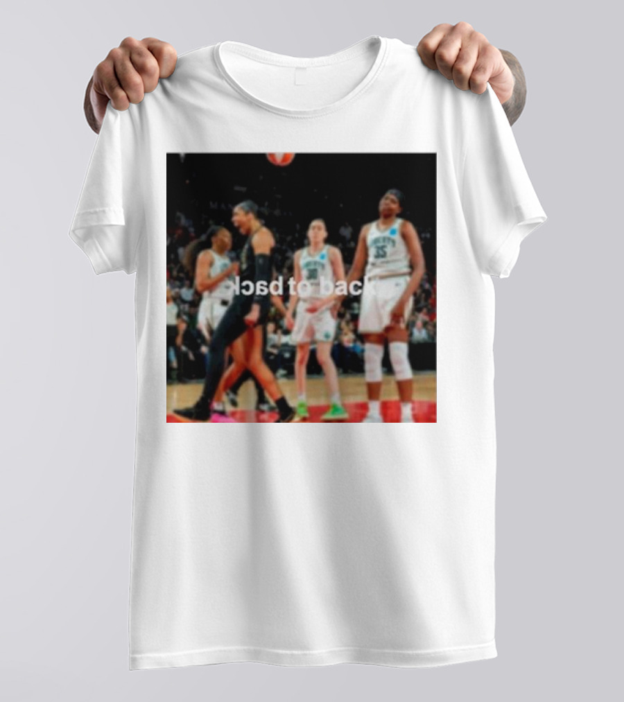 A’ja Wilson Back To Back Basketball Victory T-Shirt