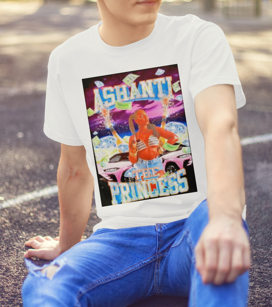 ASHANTI THE PRINCESS MONEY CARS AND SPARKLES T-Shirt