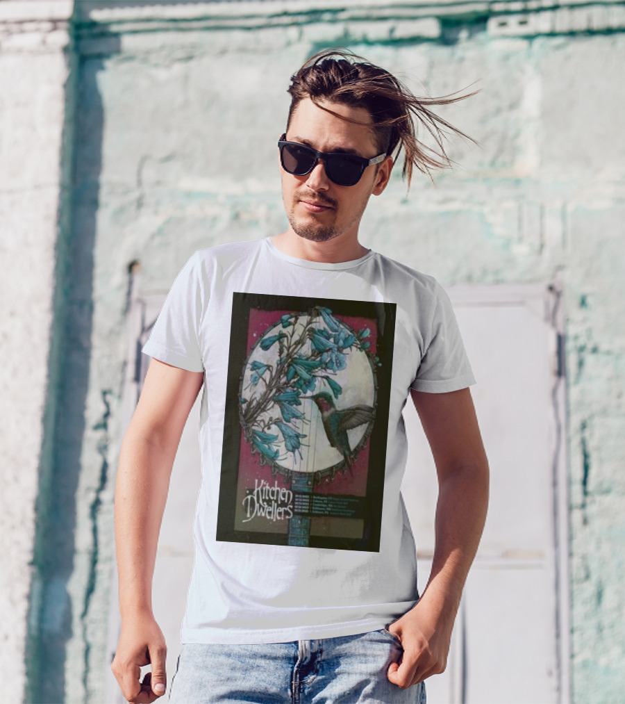 Kitchen Dwellers October 14 Burlington VT Nectar's Banjo Hummingbird T-Shirt