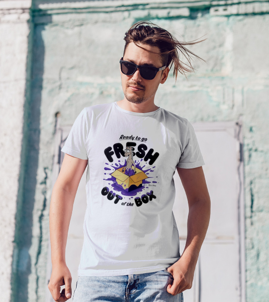 Ready To Go Rick And Morty Fresh Out Of The Box T-Shirt