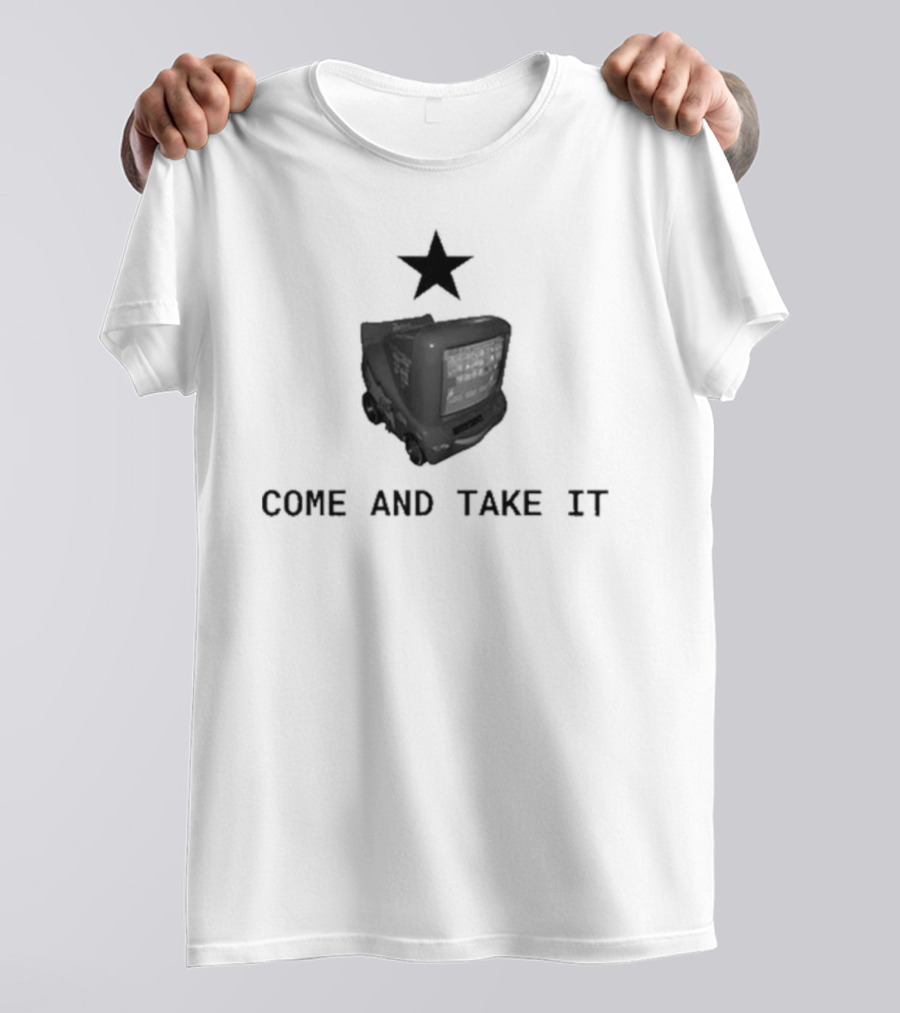 Come And Take It Lightning McQueen TV Star T-Shirt