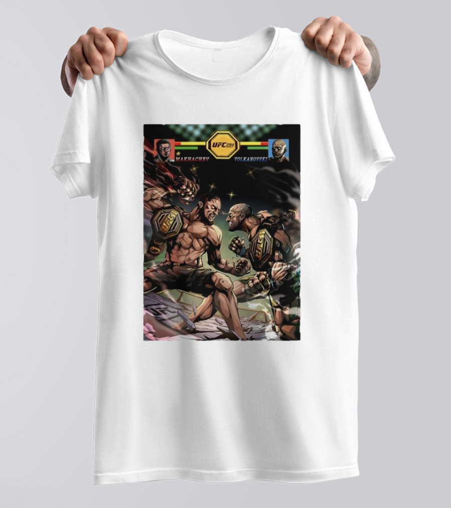 UFC 294 Lightweight Title Fight Makhachev Vs Volkanovski 2 T-Shirt