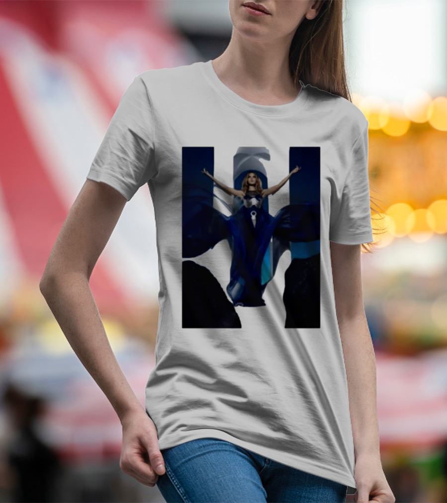 Kylie Minogue Aphrodite Blue Gown Iconic Pose T-Shirt