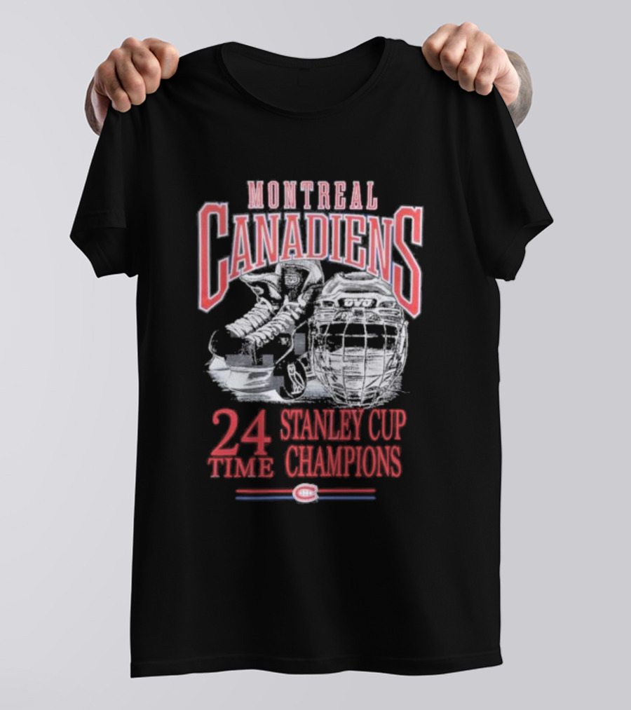 Montreal Canadiens Ovo 24 Time Stanley Cup Champions NHL T-Shirt
