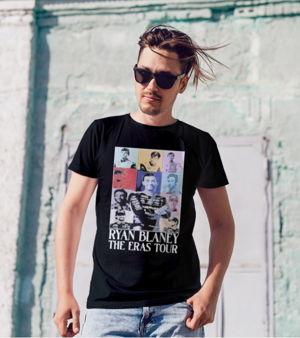 Ryan Blaney The Eras Tour NASCAR Collage T-Shirt