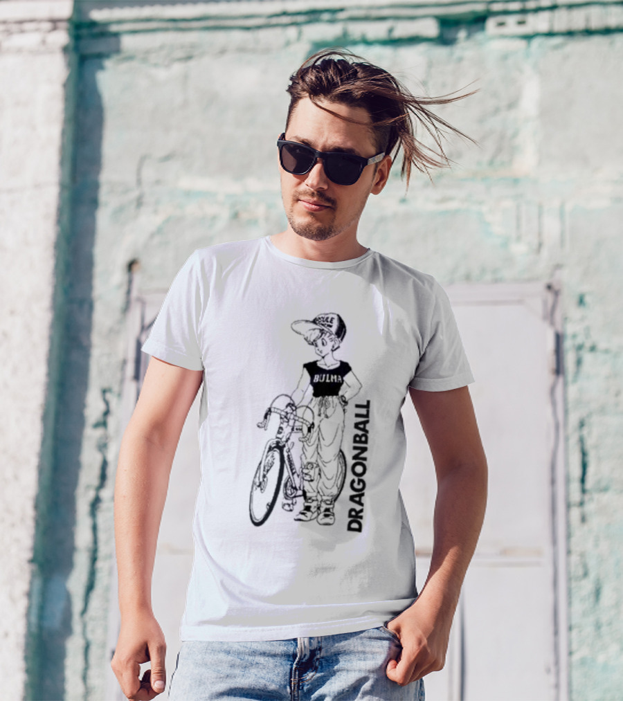 Shonen Jump Dragon Ball Bulma Bicycle T-Shirt