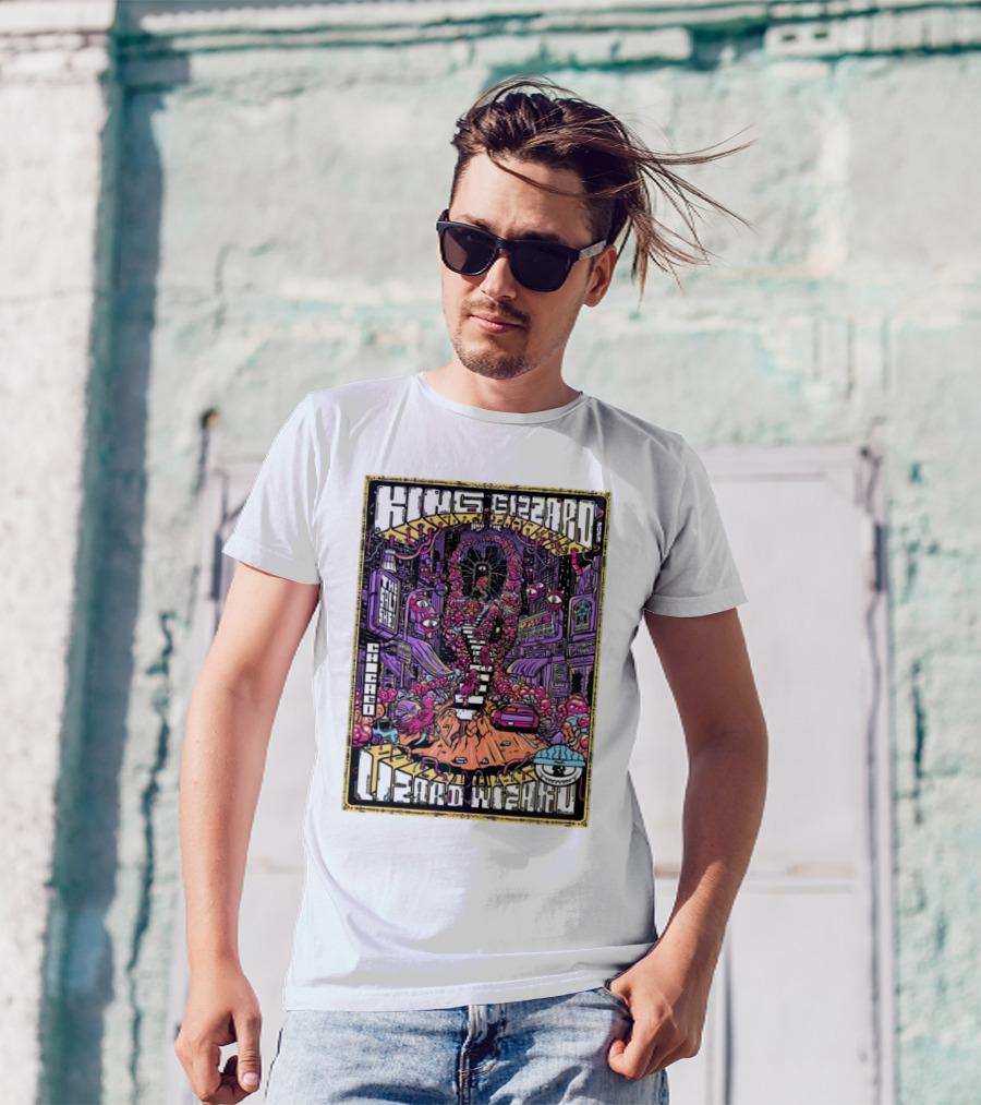 King Gizzard And The Lizard Wizard Chicago The Salt Shed T-Shirt