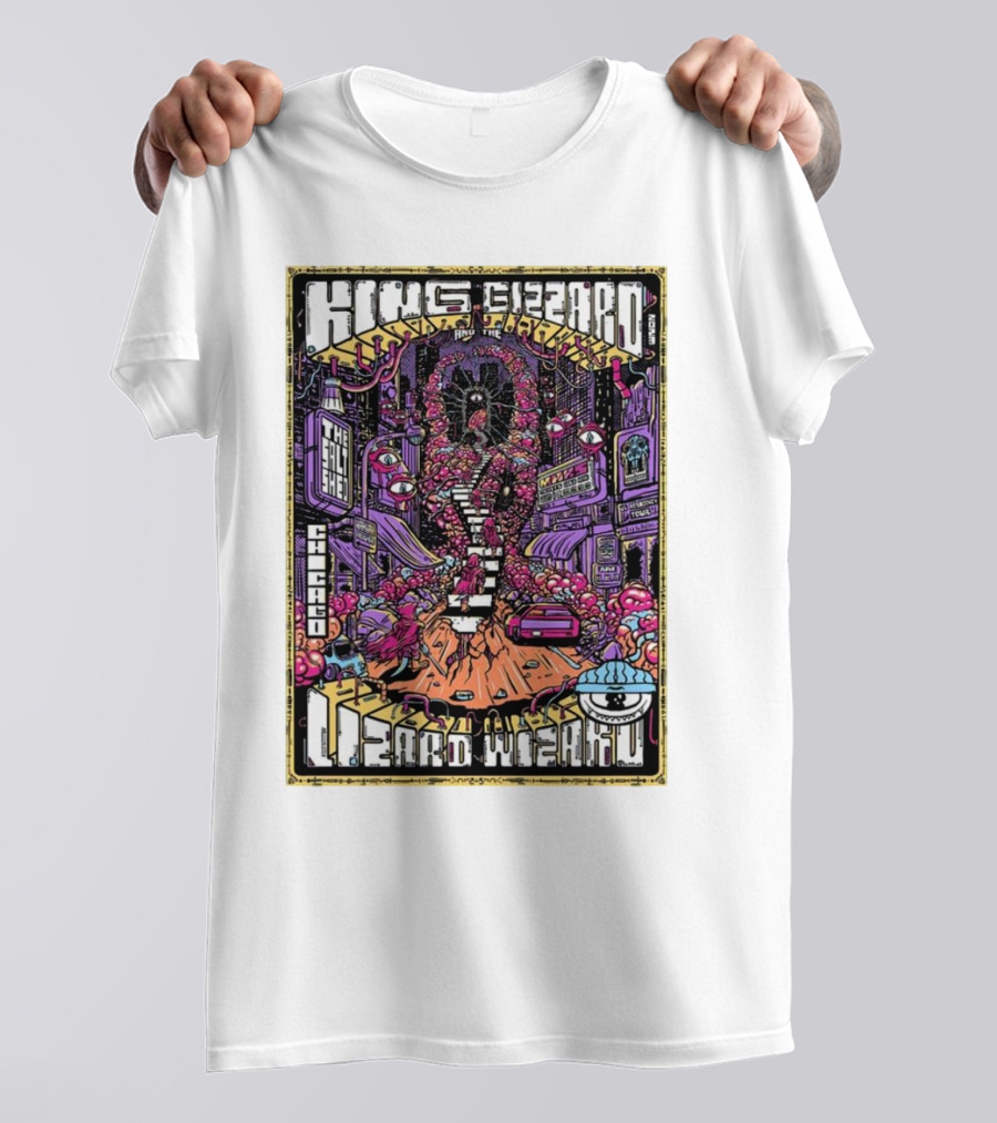 King Gizzard And The Lizard Wizard Chicago The Salt Shed T-Shirt