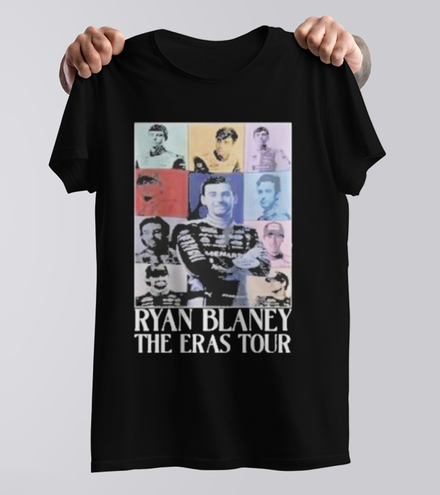 Ryan Blaney The Eras Tour Racing Collage T-Shirt