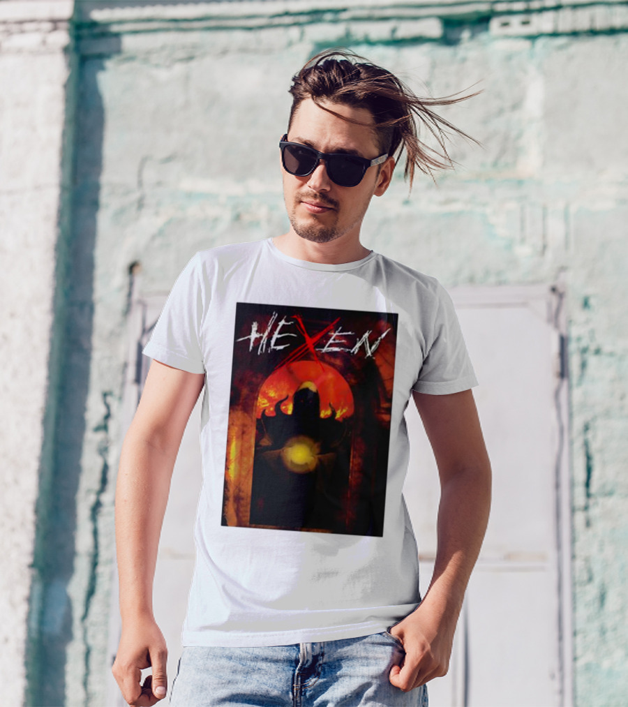 Hexen Video Game Cover Art With Demonic Figure And Glowing Orb T-Shirt