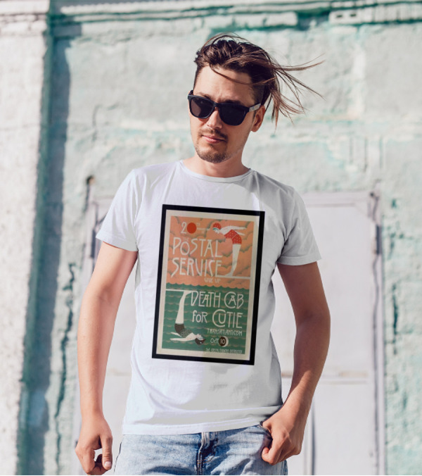 20th Anniversary Postal Service Give Up Death Cab For Cutie Transatlanticism Oct 10 The Greek Theatre Berkeley T-Shirt