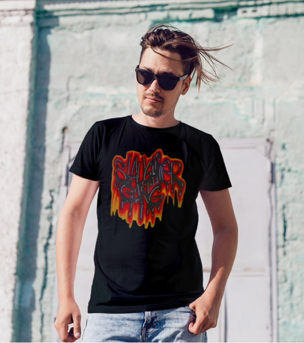 Iaab Tour Merch 21 Savage Drip Slaughter Gang Graffiti Flame T-Shirt