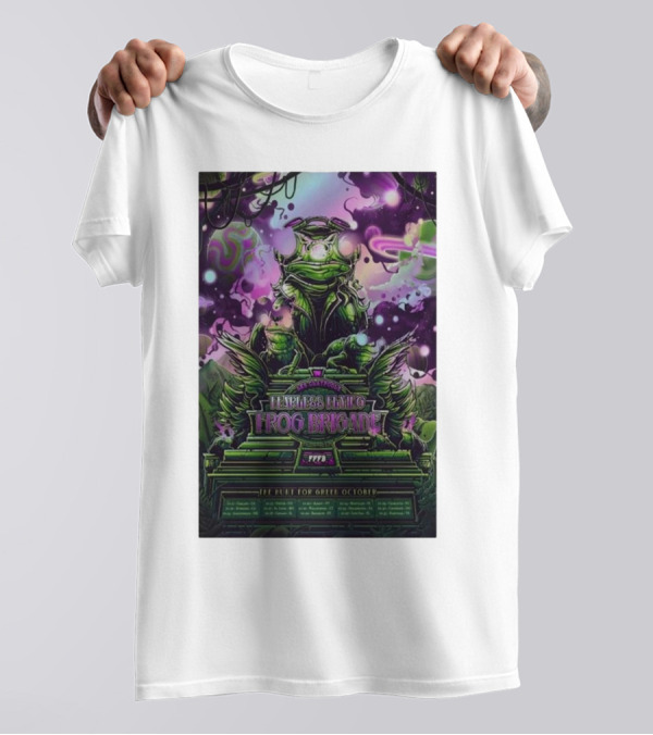 Les Claypool Fearless Flying Frog Brigade The Hunt For Green October T-Shirt