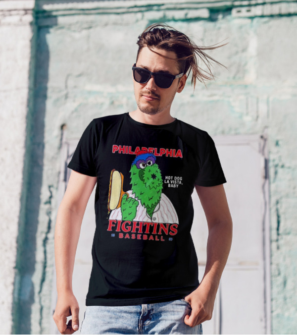 Philadelphia Phillies Phanatic Fightins Baseball Hot Dog La Vista Baby T-Shirt