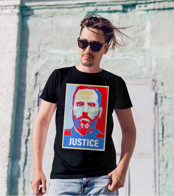 Justice Jack Smith Iconic Red And Blue T-Shirt
