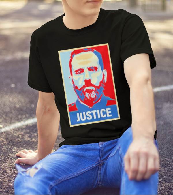 Justice Jack Smith Iconic Red And Blue T-Shirt