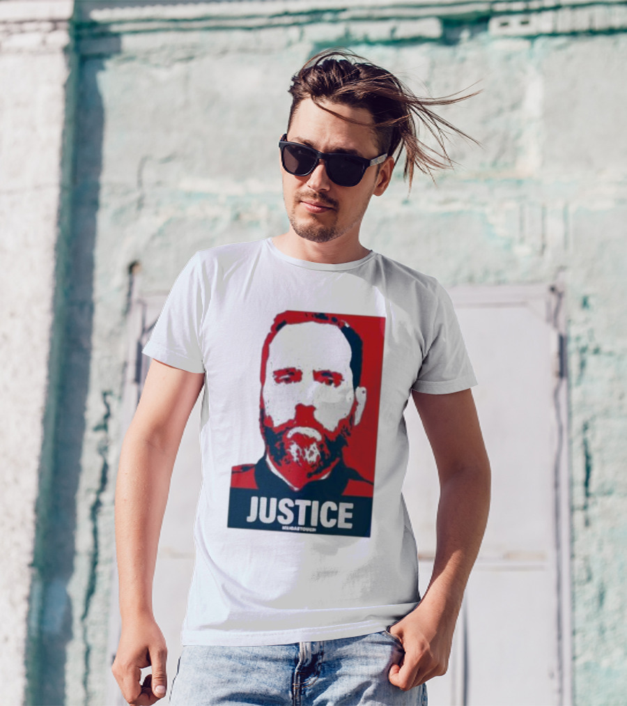 Meidastouch Store Jack Smith Justice Iconic Red And Blue T-Shirt