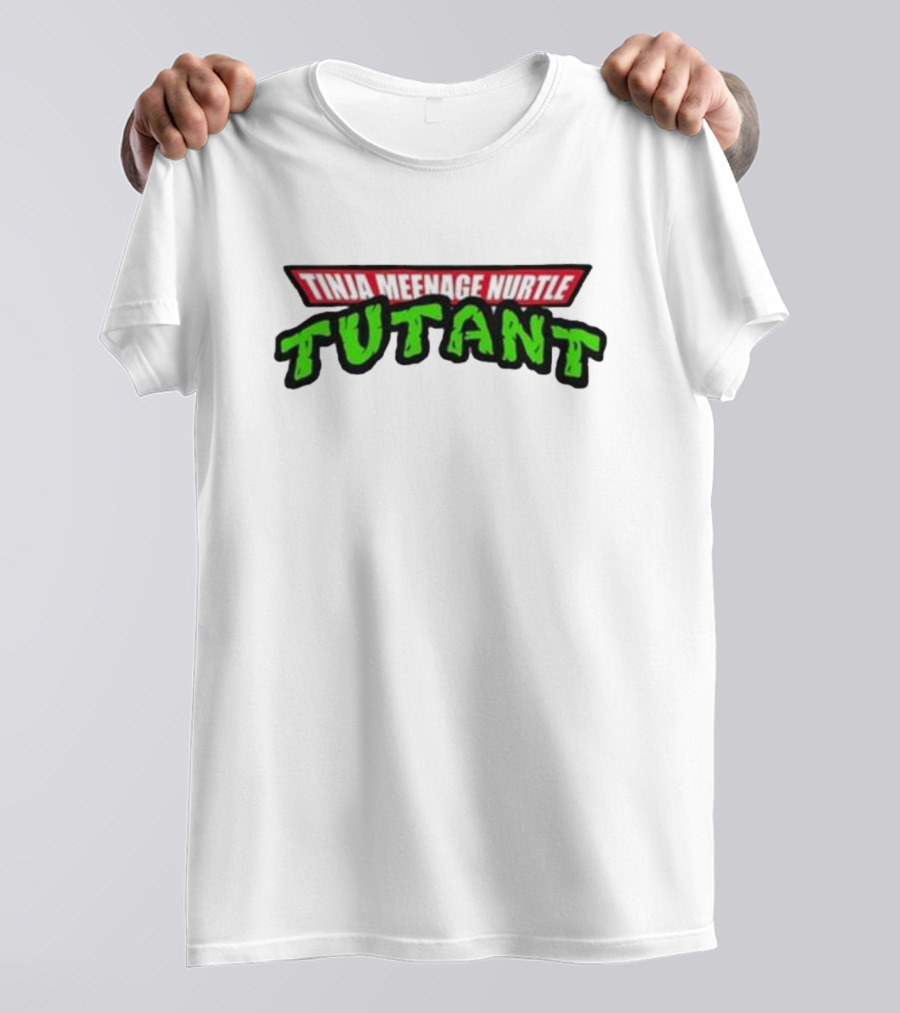 Teenhearts Tinja Meenage Nurtle Tutant Retro Green T-Shirt