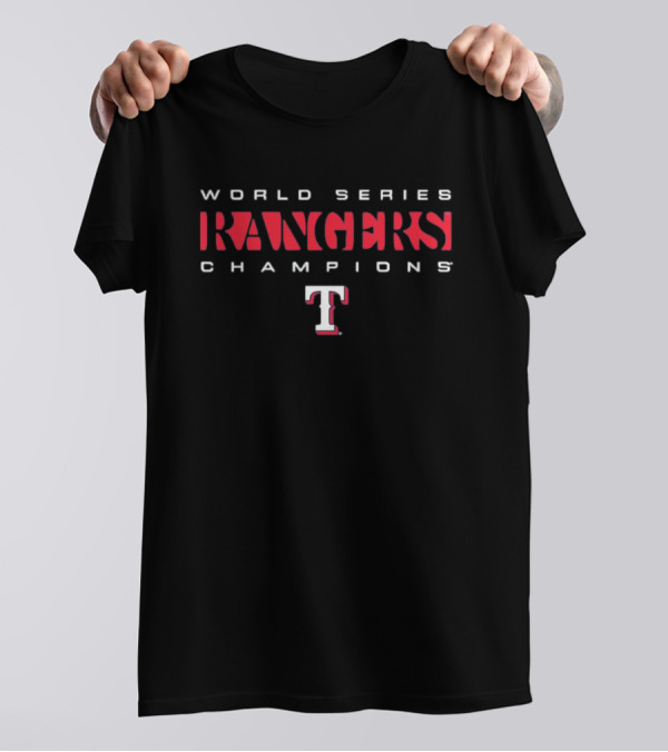 World Series Champions Rangers Texas T T-Shirt