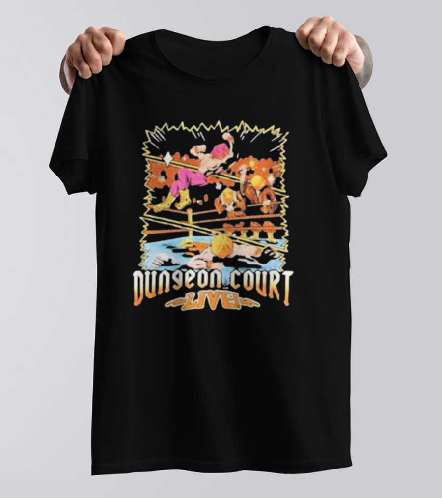 Naddpod Dungeon Court Live Wrestling Iconics T-Shirt