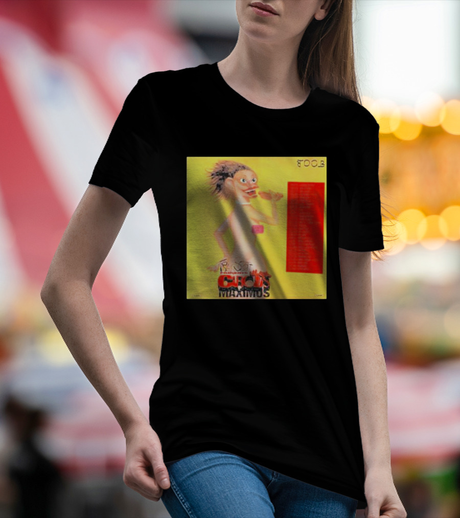 Travis Scott Circus Maximus Tour Artwork Character With Bold Letters And Tour Dates T-Shirt