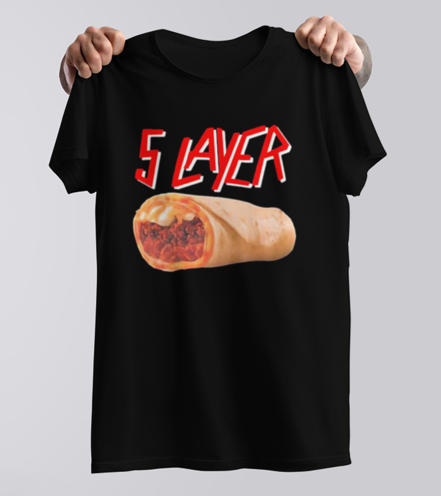 5 Layer Burrito South Of Healthy Specific Lads T-Shirt