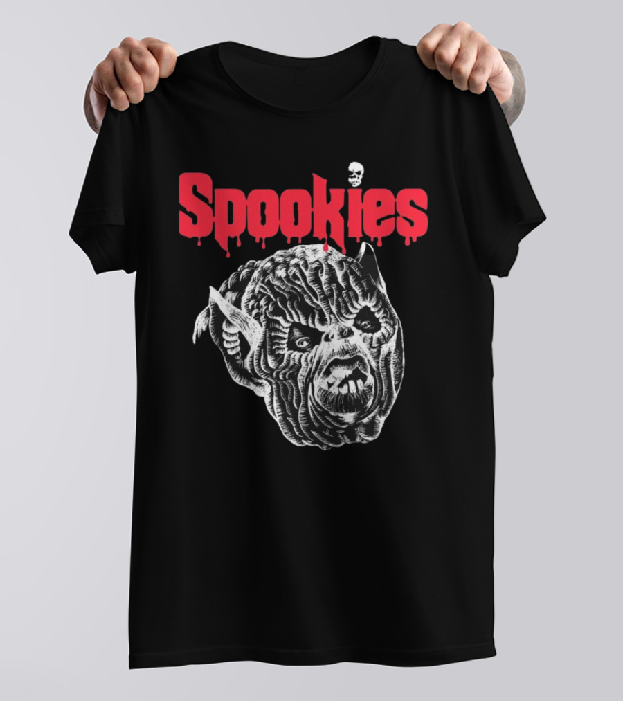 Spookies Terror Vision Creepy Monster Face Horror T-Shirt