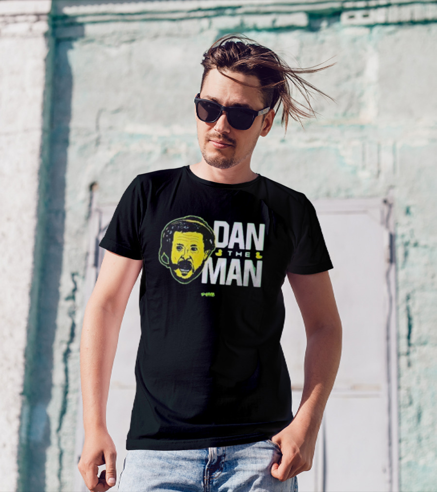 Dan The Man Coach Face With Headset T-Shirt