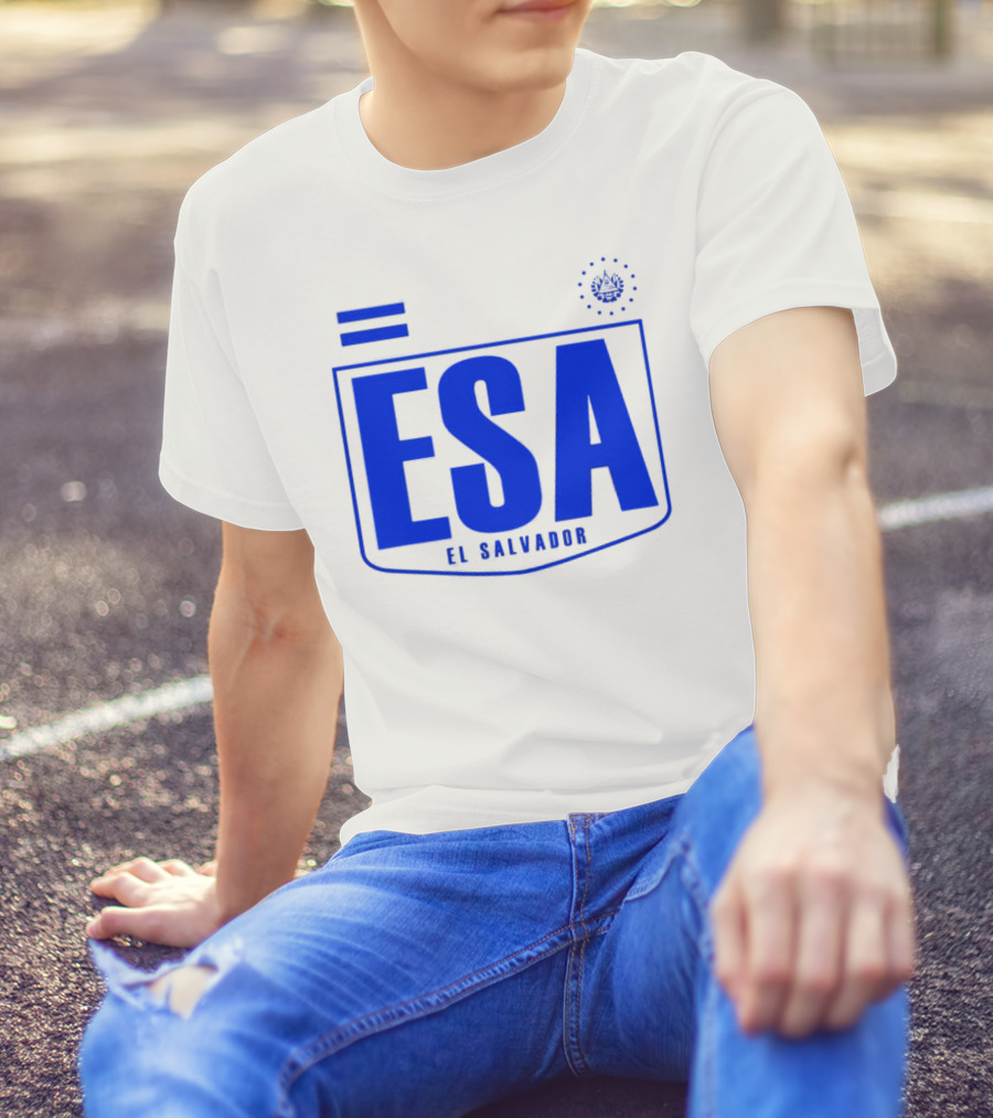 ESA El Salvador Logo Emblem With National T-Shirt